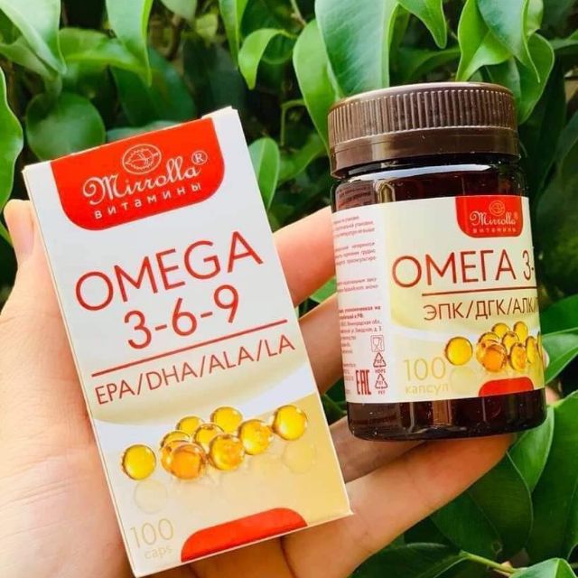 Viên Uống Bổ Mắt Omega 369 Nga -100 Viên
