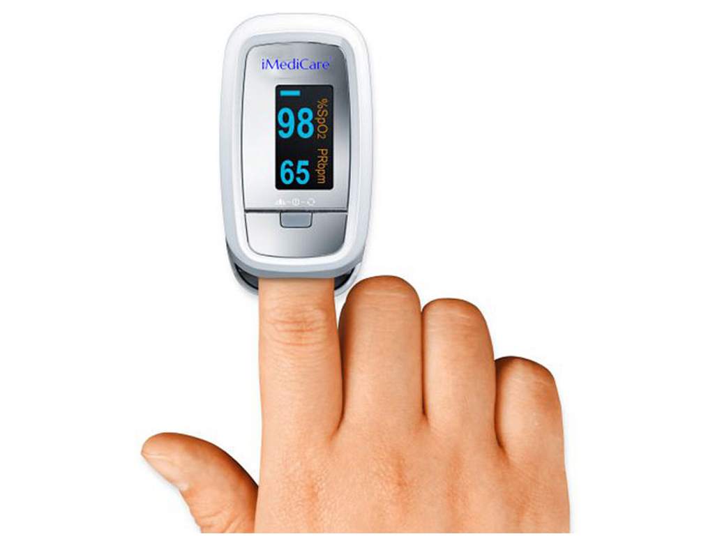 Máy đo nồng độ oxy trong máu SpO2 và nhịp tim iMedicare iOM-A6:4939