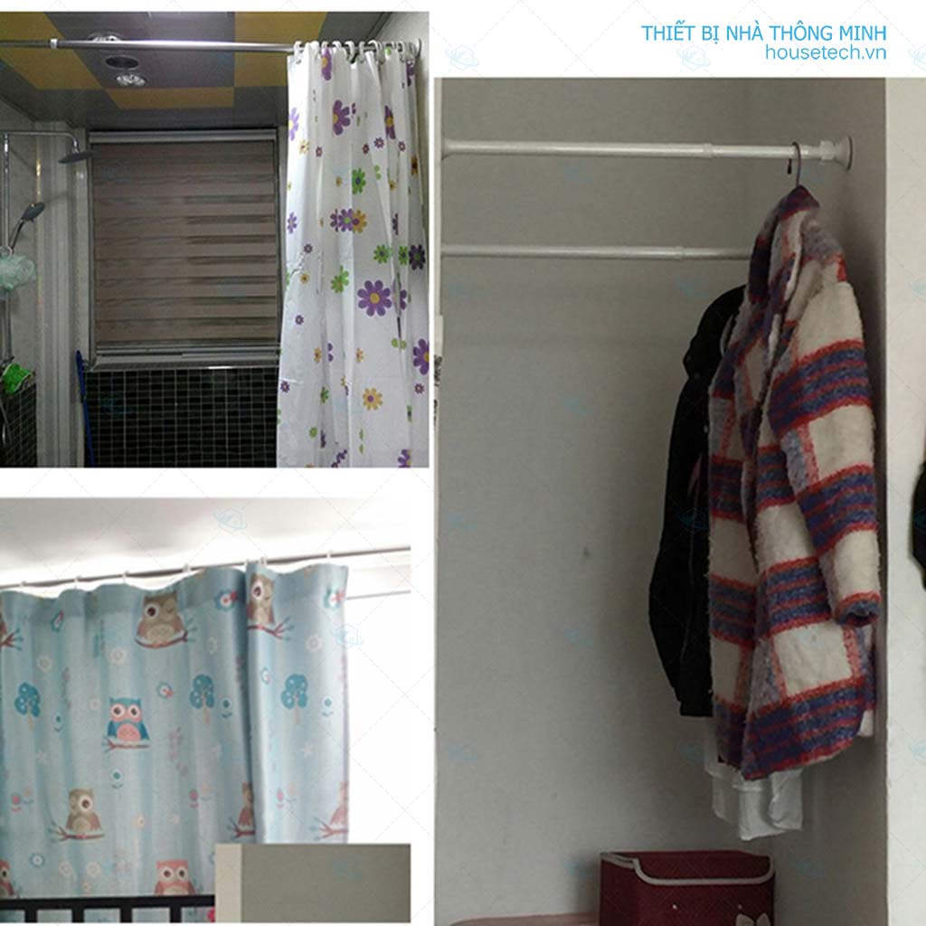 Thanh Treo Quần Áo Đa Năng | Thanh Treo Tèm Không Cần Bắt Vít