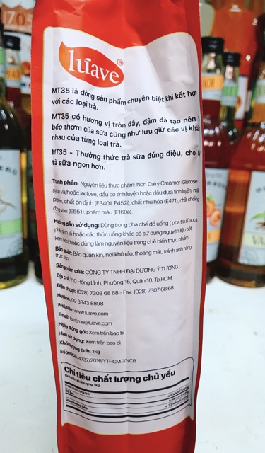 Bột kem béo MT35 Luave gói 1kg