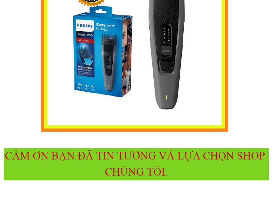 Tông đơ cắt tóc Philips HC3520/15 - hàng chính hãng - bảo hành 2 năm