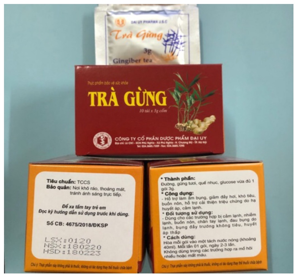 TRÀ GỪNG LÀM ẤM CƠ THỂ NGĂN NGỪA CẢM CÚM , HỖ TRỢ LÀM ẤM BỤNG ĐẦY HƠI 1