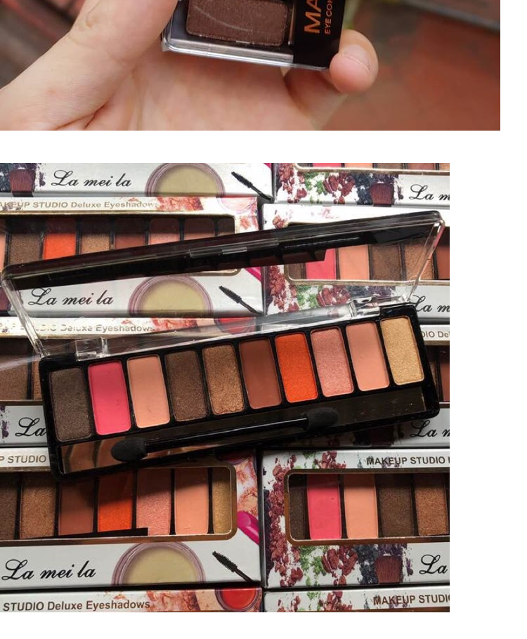 Bảng Phấn Mắt Lameila 10 ô MAKE UP