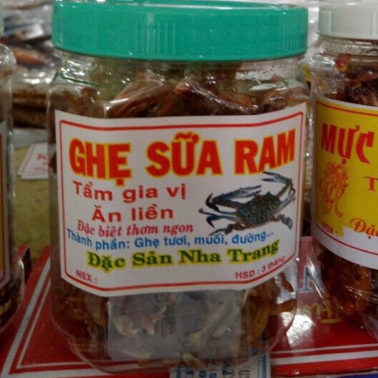 Ghẹ sữa ram 200gr Loại 1 - Đặc Sản Nha Trang