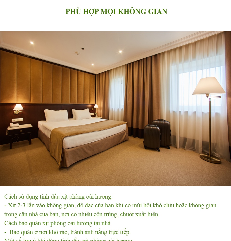 Tinh dầu xịt phòng oải hương OKING 50ml