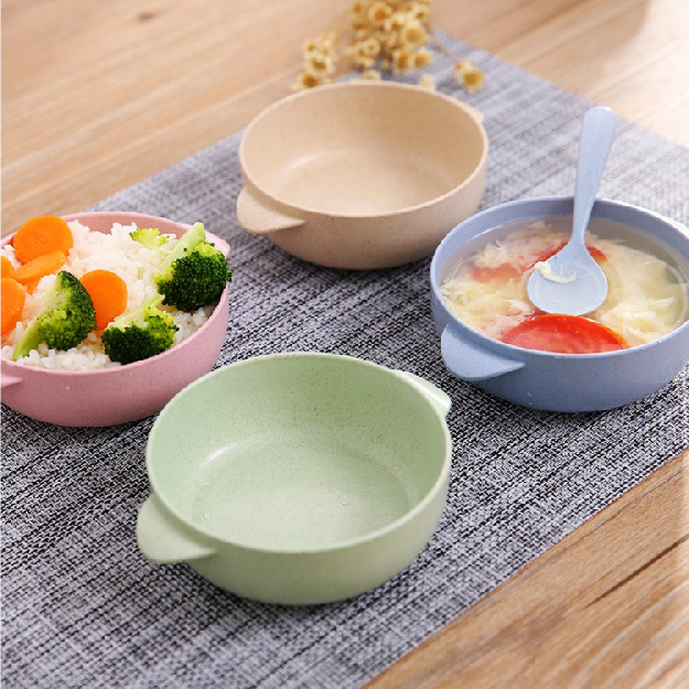 BỘ BÁT THÌA LÚA MẠCH CHO BÉ TẬP ĂN DẶM XINH XẮN TANASA