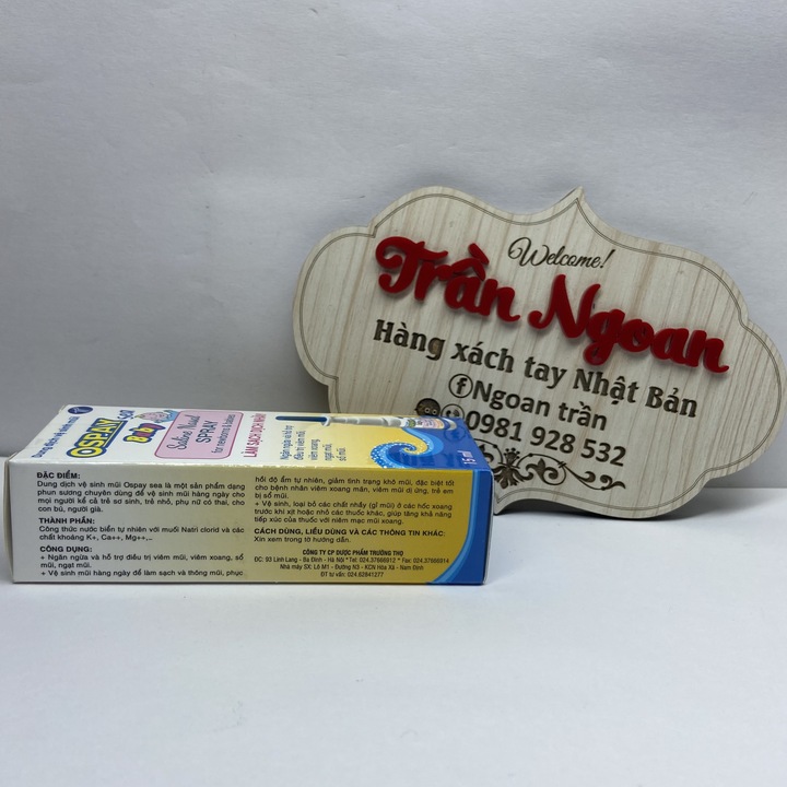 Xịt mũi Ospay Sea Baby - Lọ 15ml