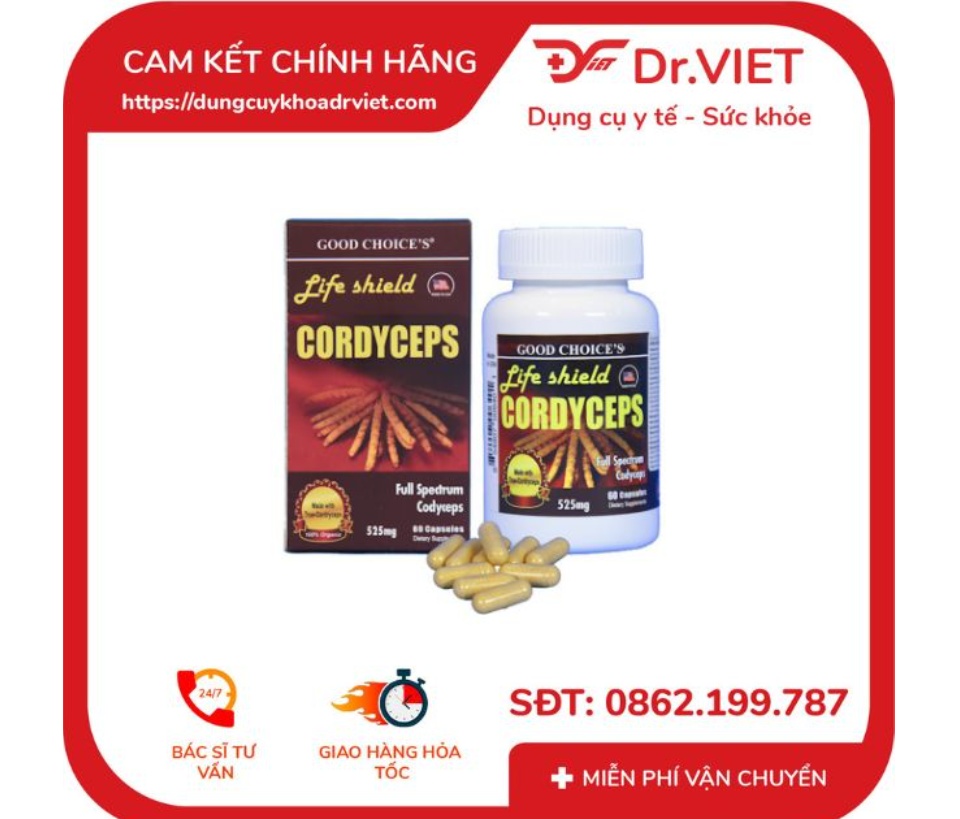 Đông trùng hạ thảo - Life shield Cordyceps 525mg- USA Thương hiệu Bifa giúp tăng cường trao đổi chất, cho người sử dụng luôn khỏe mạnh và không bị các triệu chứng mệt mỏi. 32 Đông trùng hạ thảo - Life shield Cordyceps 525mg- USA Thương hiệu Bifa giúp tăng cường trao đổi chất, cho người sử dụng luôn khỏe mạnh và không bị các triệu chứng mệt mỏi.