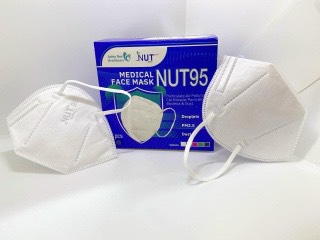 Combo 2 hộp 20 cái NUT95- Khẩu trang y tế cao cấp NUT95 5 lớp- Khẩu trang NUT95 chống dịch kháng khuẩn an toàn không mùi N95 - 25 túi (1 túi 2 cái) - Averie Shop N95