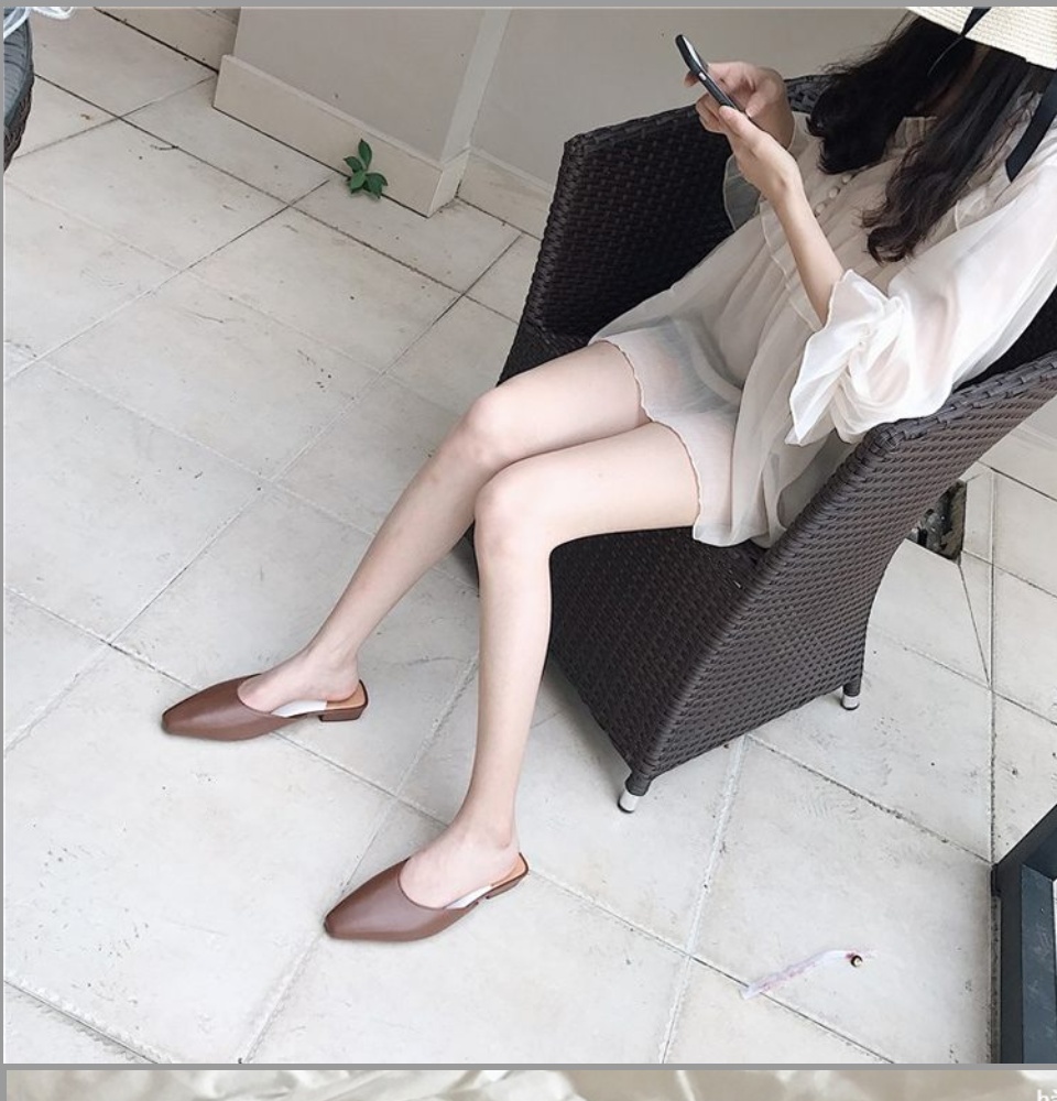 dép sục - dep nu - siêu sang chảnh -mix đồ cực bánh bèo - SẴN 3 MÀU HÀNG LOẠI MOT - DOZIMAX 5
