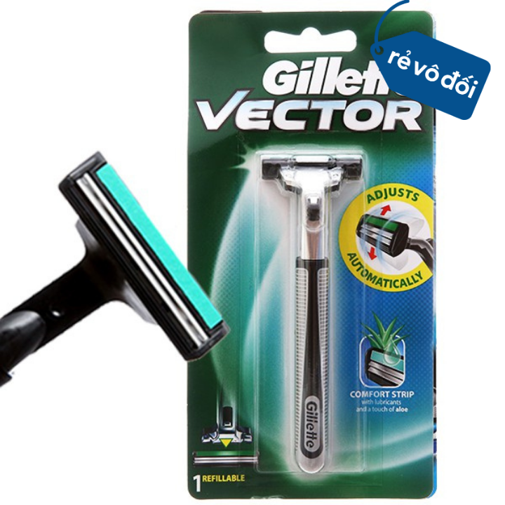 Dao cạo râu Gillette Vector 2 lưỡi kép