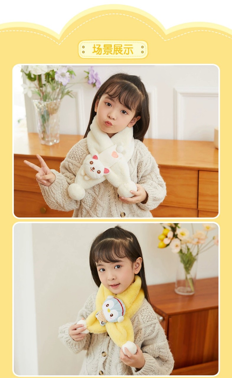 khăn quàng cổ lông cho bé