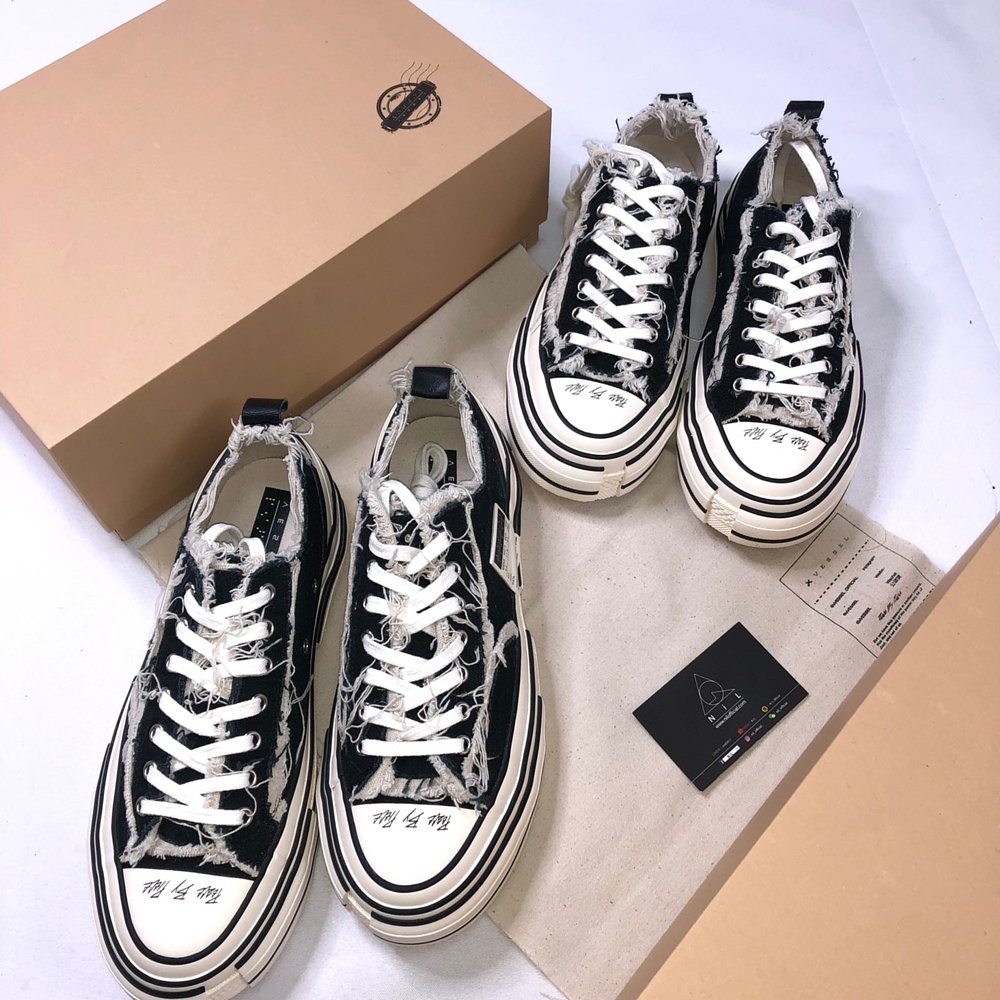 Giày Xvessel rách đế gỗ hàng ( Full box)