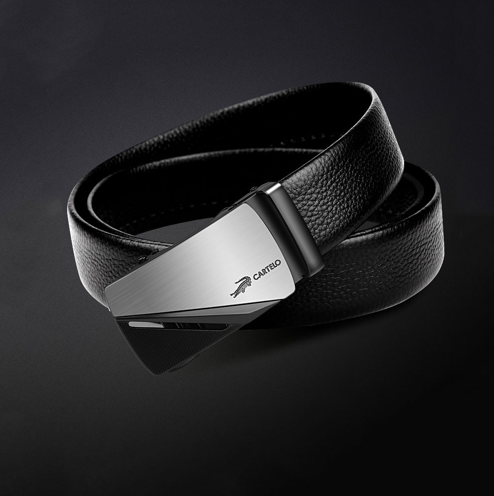 Thắt lưng nam CARTELO- G101 rộng 3.5Cm DÀI 120Cm, dây nịt nam Cartelo cao cấp khóa hợp kim , da 2 lớp mềm mại.-[Dây lưng nam, thắt lưng da cá sấu, thắt lưng nam da bò thật, dây lưng nam cao cấp full hộp-[green store]