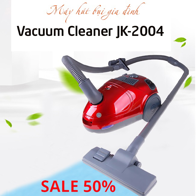 Máy hút bụi gia đình công suất lớn chọn ngay máy hút bụi jk model 2004 2000w thông minh thế hệ mới chất liệu nhựa cao cấp lực hút mạnh thiết kế linh hoạt hút bụi triệt để phù hợp cho người sử dụng