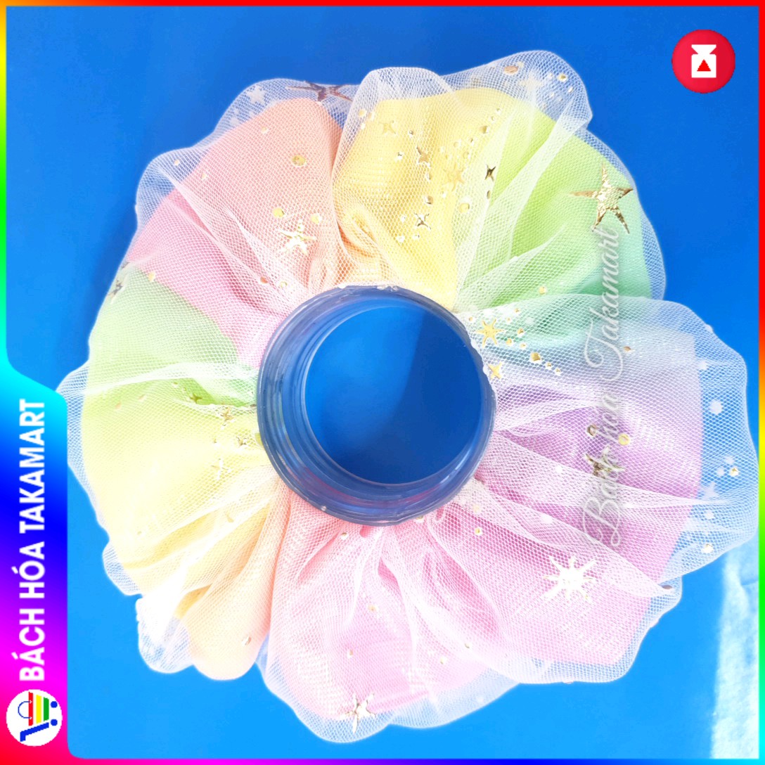 Cột tóc Scrunchies 2 lớp Hoa Cúc Họa Mi, Galaxy Sao Cầu vồng 7 màu hai lớp, dây buộc tóc, cột tóc SCRUNCHIES Vải Voan siêu đẹp bền , cột tóc hai lớp Galaxy, dây buộc tóc giá rẻ, đồ cột tóc giá rẻ- Bách hóa Takamart