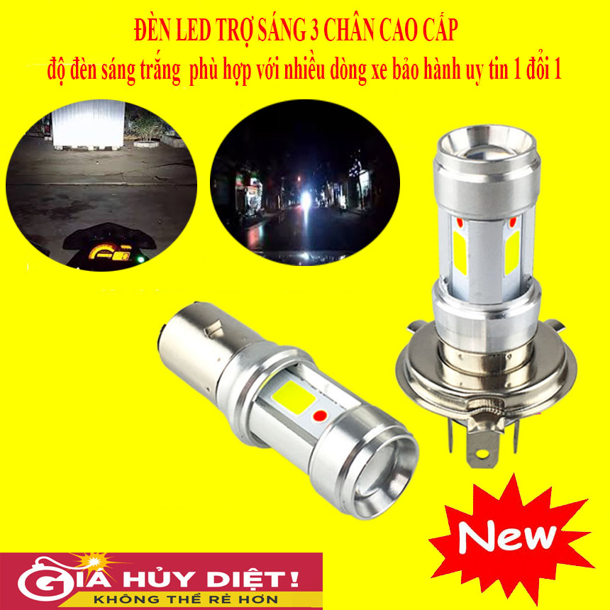 đèn pha xe máy, đèn led xe máy, đèn led xe máy siêu sáng, Đèn Pha Led Siêu Sáng Đèn Pha Xe Máy Các Loại Đèn Pha Moto Rtd 3 Chân  Đèn Led Pha Cos Độ Đèn Sáng Trắng  Dễ Sử Dụng  Bảo Hành Uy Tín.