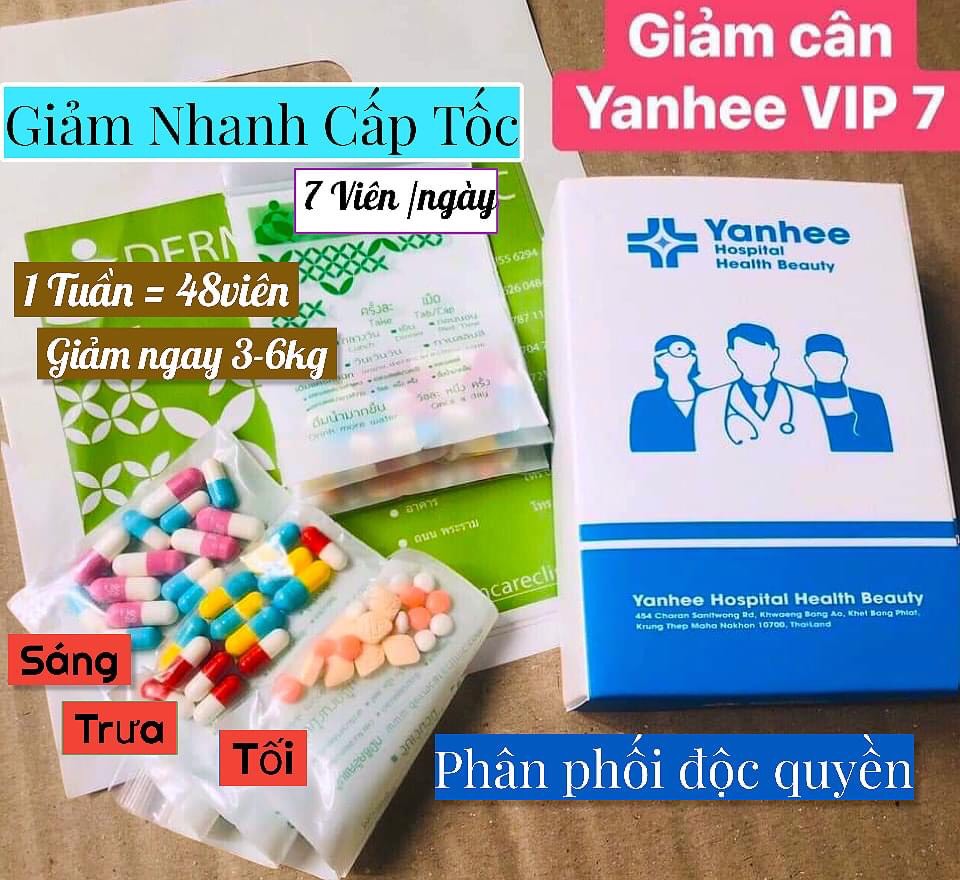 Siêu Giảm Cân VIP 7 PP YAHEE liệu trình 4 tuần Balan Store giảm cân an toàn hiệu quả, giảm cân cấp tốc, giảm mỡ bụng , giảm cân hiệu quả trong 7 ngày không gây tác dụng phụ cân bằng vóc dáng.