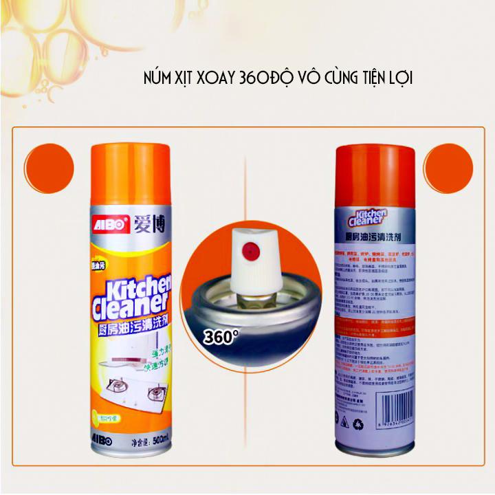 Chai Xịt Tẩy Rủa Nhà Bếp Thai Lan Đa Năng Kitchen Cleaner Thái Lan 500ml , Nước Tẩy Rửa Nhà Bếp Đa Năng Siêu Sạch , Chai Xịt Tẩy Rửa Nhà Bếp, Nhà Tắm - Chai Xịt vệ Sinh Đa Năng Bảo Vệ Da Tay