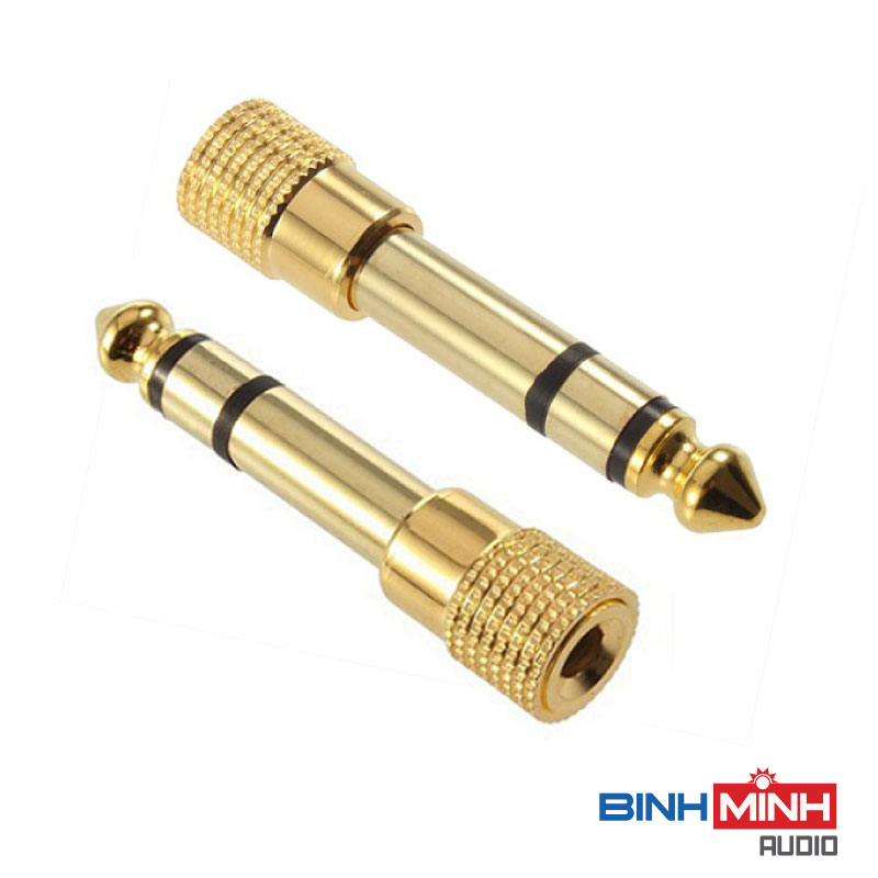 Jack đổi - đầu chuyển - rac đổi 6.5 mm sang 3.5 mm