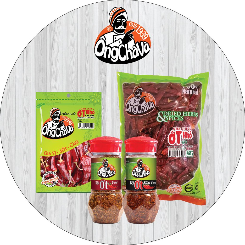 Ớt trái khô Ông Chà Và 55g (Dried Chilli)