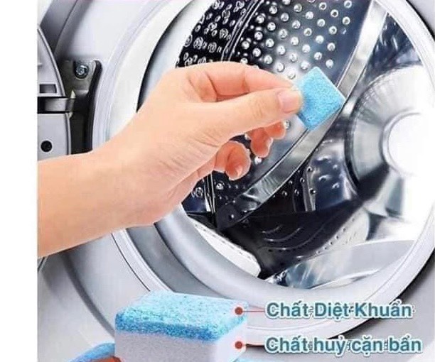 VIÊN TẨY LỒNG GIẶT CAO CẤP HỘP 12 VIÊN - COMBO 12 VIÊN SỦI LÀM SẠCH VÀ KHỬ MÙI MÁY GIẶT CỰC TỐT
