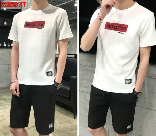 Set Bộ Thể Thao Nam In Chữ Cá Tính