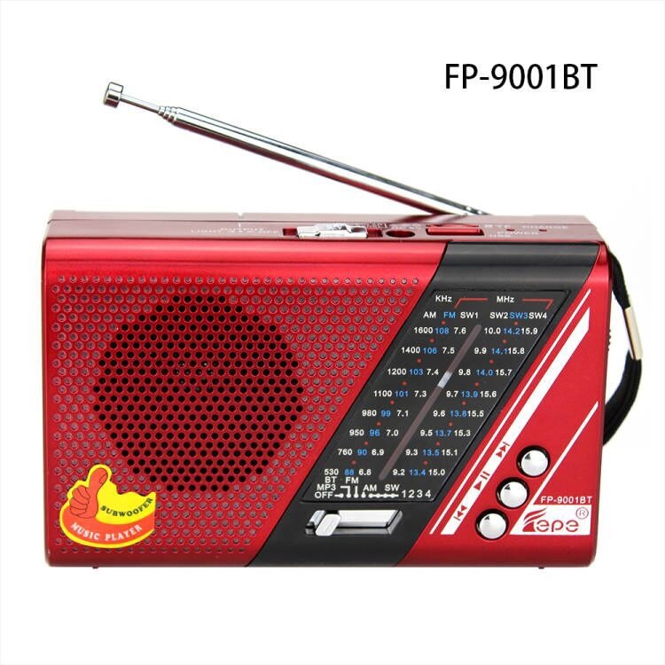 NHẬP KHẨU TẠI THÁI LAN )Đài USB NGHE NHẠC DAICAT DC-9999BT RADIO AM FM SW |  