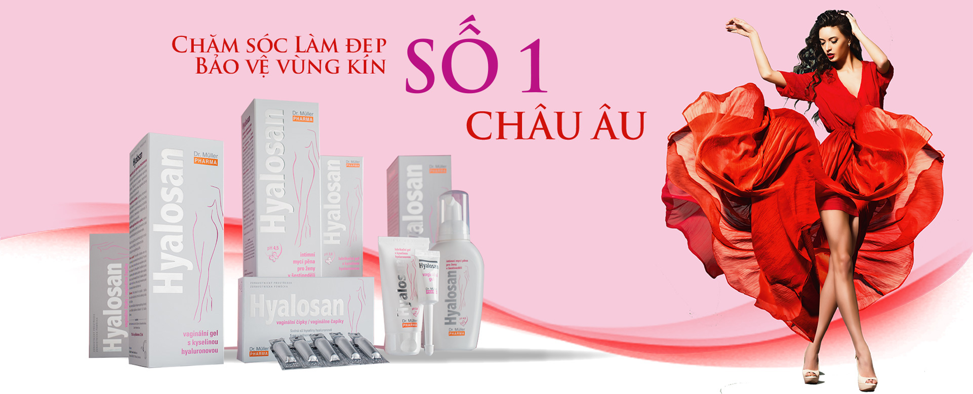 Bộ giảm khô se khít cho phụ nữ - HYALOSAN VAGINAL SUPPOSITORIES