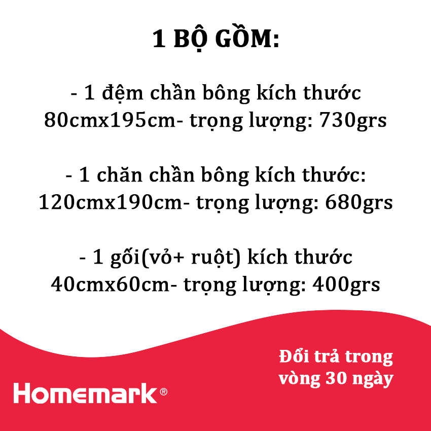 Đệm ngủ văn phòng 3 món, chiếu ngủ trưa văn phòng Hanvico by Homemark có thể gấp gọn và chống trơn trượt