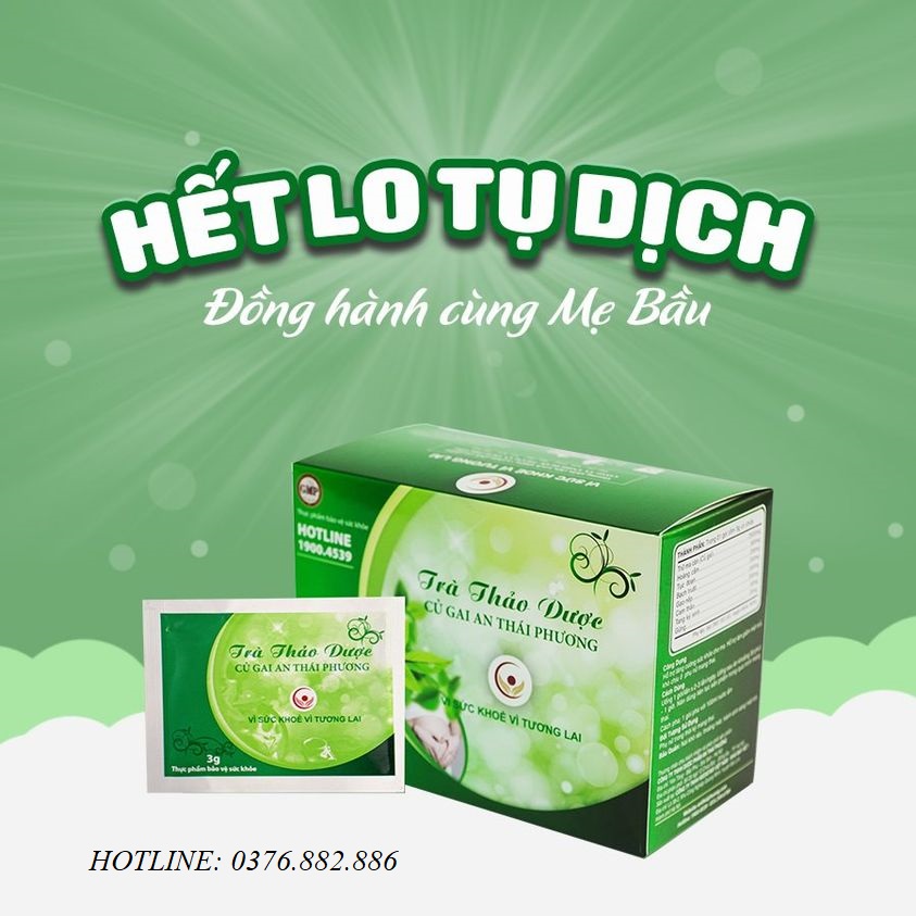 TRÀ THẢO DƯỢC CỦ GAI AN THÁI PHƯƠNG - CON KHỎE MẸ VUI
