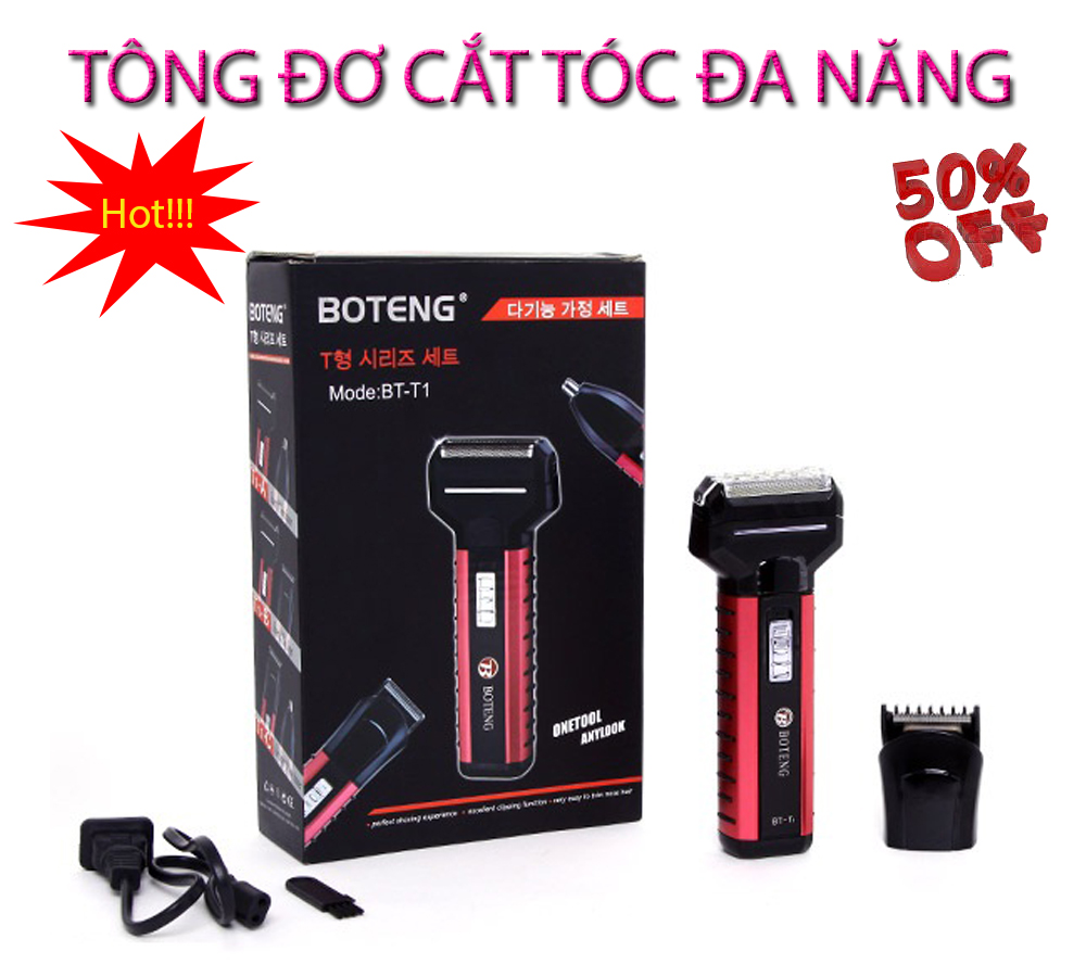 Tông Đơ Cắt Tóc , Tonder cat toc - MUA NGAY TÔNG ĐƠ Cắt tóc đa năng BOTENG Hàng nhập khẩu, Model BT10-328, Giảm giá sốc NGAY HÔM NAY 50%, Bảo hành 1 đổi 1 toàn quốc