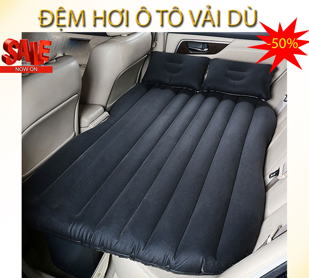 Đệm bơm hơi, Bán đệm , Ban dem hoi - CHỌN NGAY ĐỆM HƠI Ô TÔ Vải dù, cực tiện lợi cho những chuyến đi xa; Mẫu F1H-1, Giảm sốc 50%, Bảo hành 1 đổi 1 Trên toàn quốc