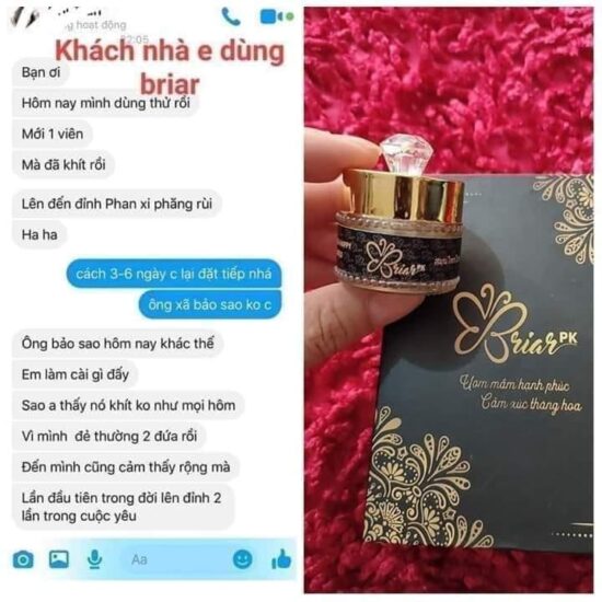 Combo Viên đặt thảo mộc Briar se khít cô bé dễ dàng sử dụng tặng dung dịch vệ sinh Lactacyd Ngày dài tươi mát 150ml