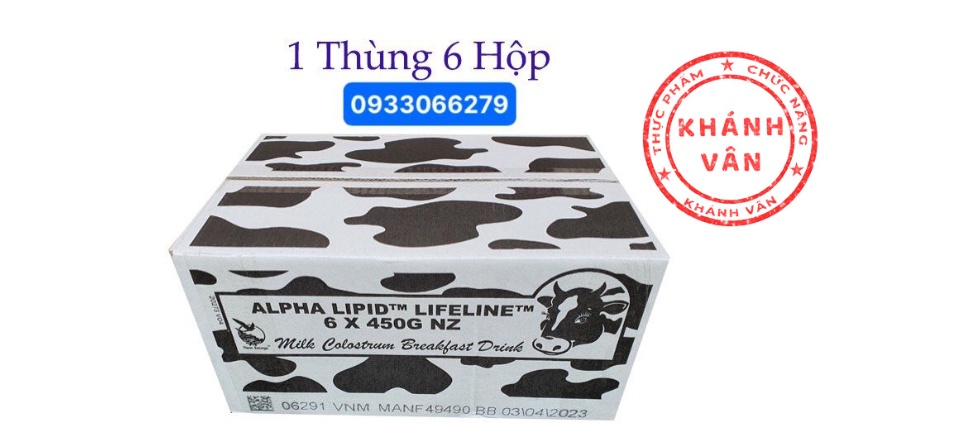 [hcm][ 1 thùng 6 hộp ] sữa non alpha lipid 450g new zealand 4