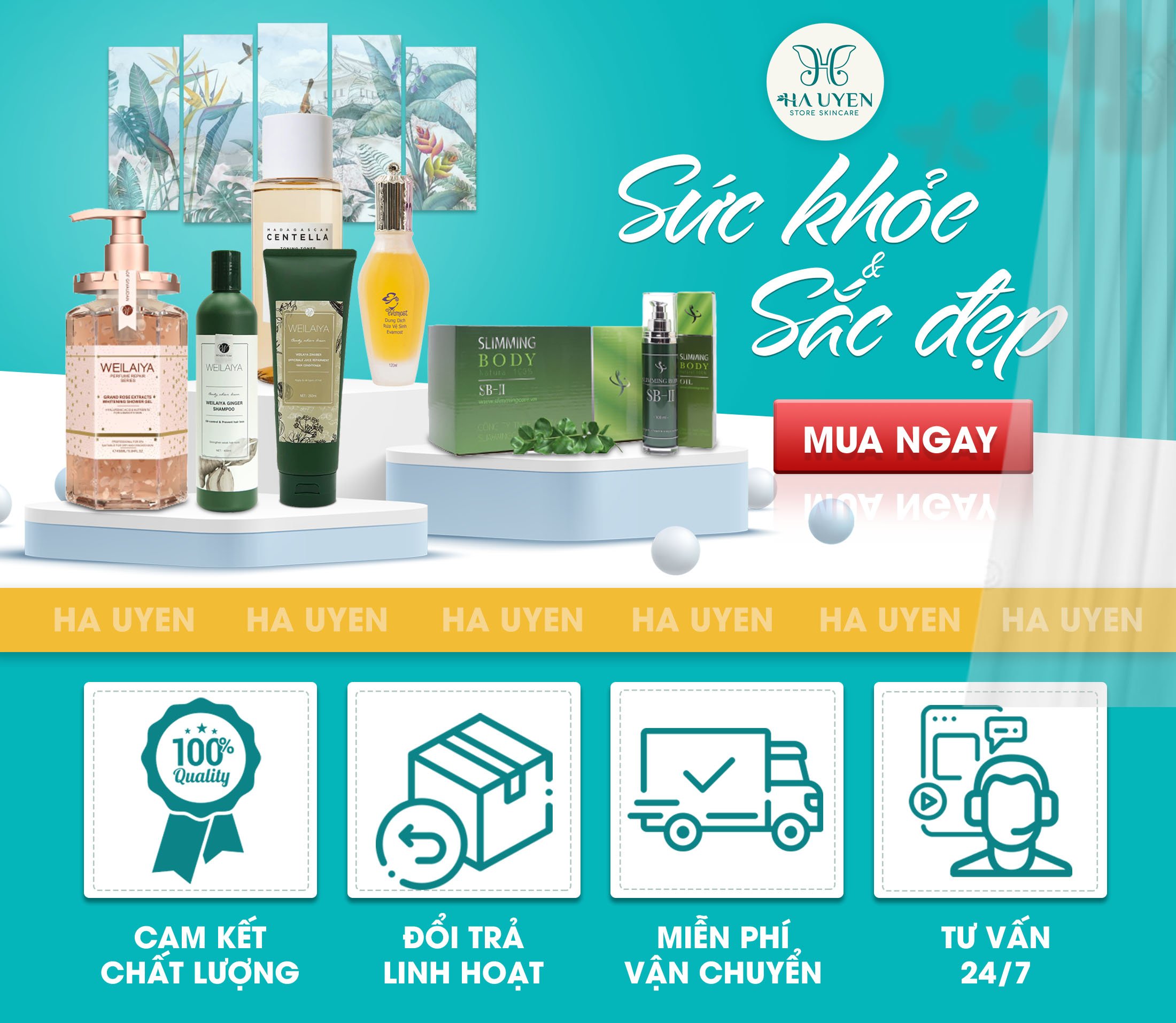 Viên đặt hồi xuân Evamost (hộp 12 gói) HA42 phục hồi, trẻ hóa, se khít cô bé, cân bằng độ pH ngăn ngừa viêm nhiễm - HÀ UYÊN