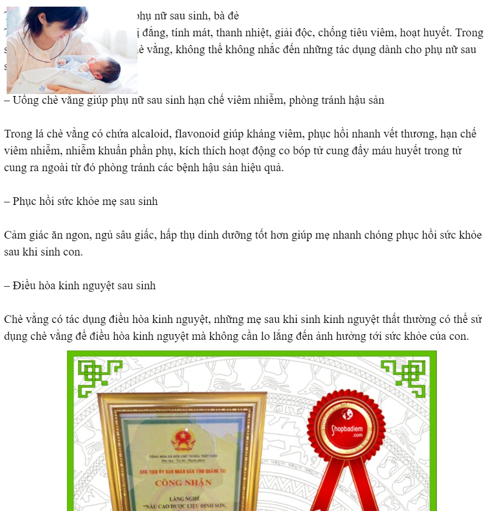 Lá Chè Vằng Khô Trà Vằng Lá Lợi Sữa Giảm Cân Cho Sản Phụ Sau Sinh - Bà ĐIểm Shop