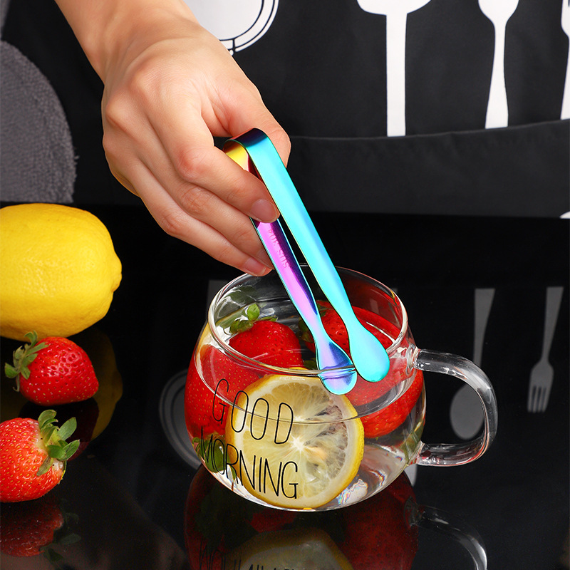 Kẹp gắp đá, lật thức ăn mini bằng inox nhỏ gọn lại rất tiện dụng - Gắp đá inox mini nhỏ gọn tiện dụng - dụng cụ gắp đá quày bar - kẹp gắp đá du lịch - kep gap da mini - kep gap do an