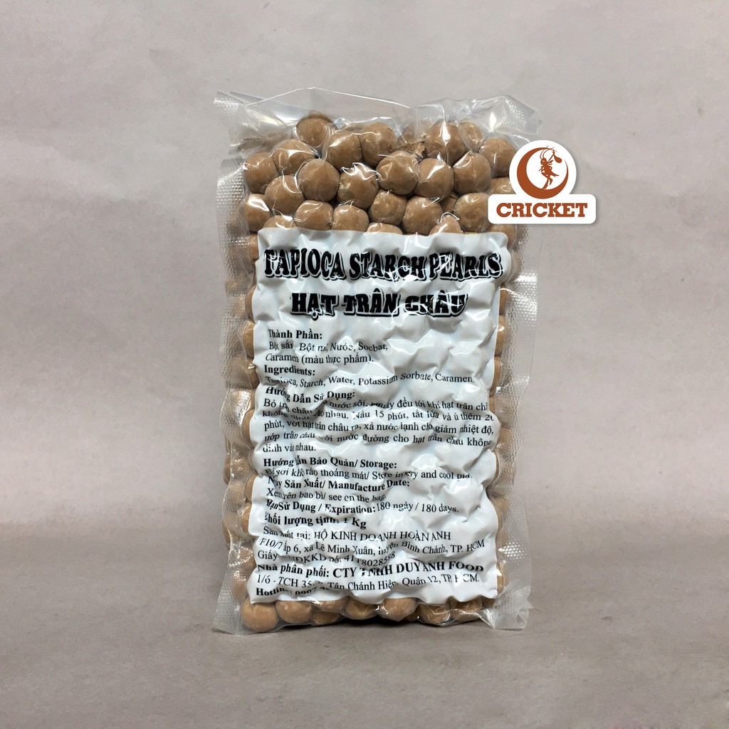 Trân Châu Đen Hạt Siêu To 15mm Caramel Hoàn Anh - TRÂN CHÂU WINGS, ĐÀI LOAN, COTRA NGON HƠN TRƯỜNG LẠC
