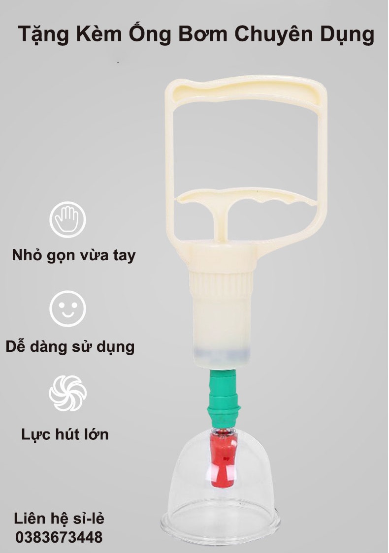 Bộ Dụng Cụ Giác Hơi công nghệ Hàn Quốc, Giải Độc Cơ Thể Từ Bên Trong, Lưu Thông Máu Dễ dàng, Bộ Giác Hơi Không Dùng Lửa(24 phụ kiện), An Toàn - Tiện Dụng, Bảo Hành Uy Tín Bởi KINH BẮC