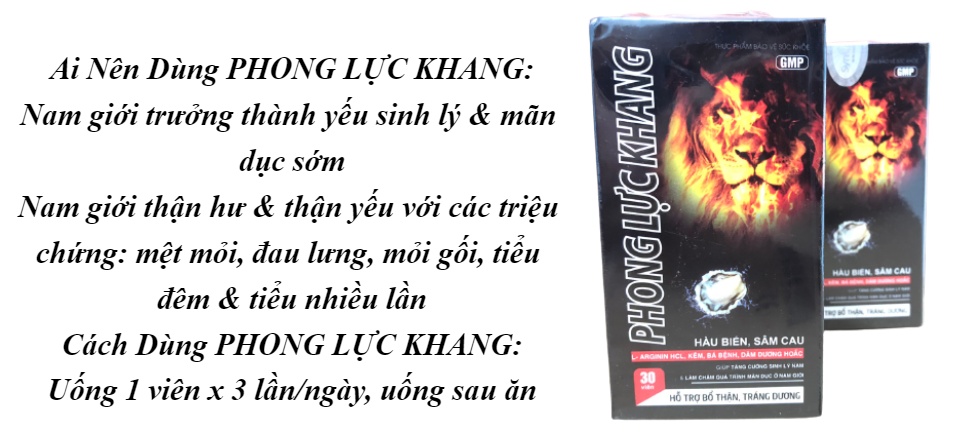 [HCM]PHONG LỰC KHANG HỘP 30 viên - Sức khỏe quý ông - Coastlinecare Pharmacy 3