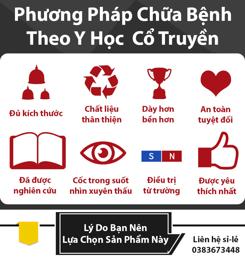 Bộ Dụng Cụ Giác Hơi công nghệ Hàn Quốc, Giải Độc Cơ Thể Từ Bên Trong, Lưu Thông Máu Dễ dàng, Bộ Giác Hơi Không Dùng Lửa(24 phụ kiện), An Toàn - Tiện Dụng, Bảo Hành Uy Tín Bởi KINH BẮC