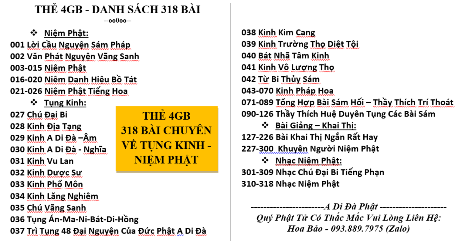 COMBO MÁY NGHE PHÁP ĐA NĂNG x THẺ BÀI GIẢNG 8GB THẦY TỊNH KHÔNG