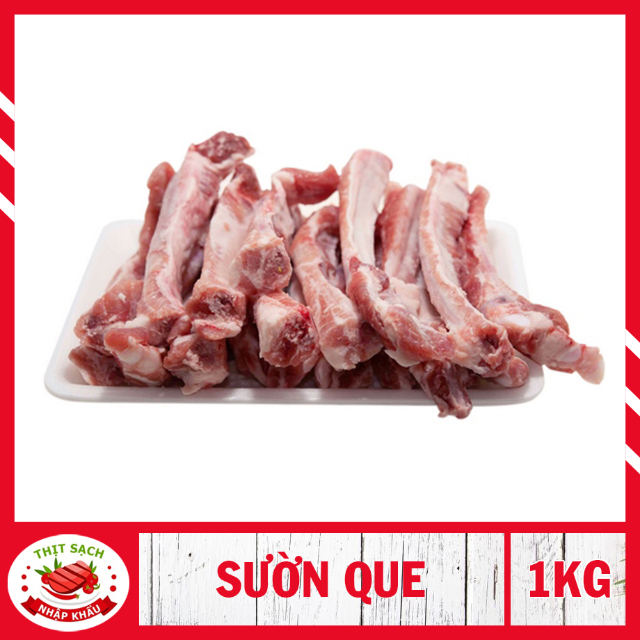 Sườn Que - Sườn Cọng - Sườn Cây Nhập Khẩu- Túi 1kg