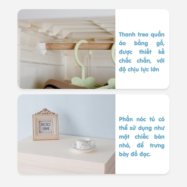 Tủ NHỰA HOLLA 5 tầng có chân