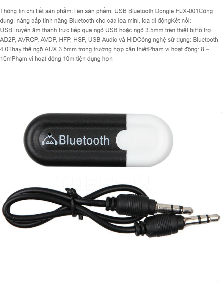 [HCM]USB Bluetooth 4.0 kết nối Loa Thường Thành Loa Bluetooth