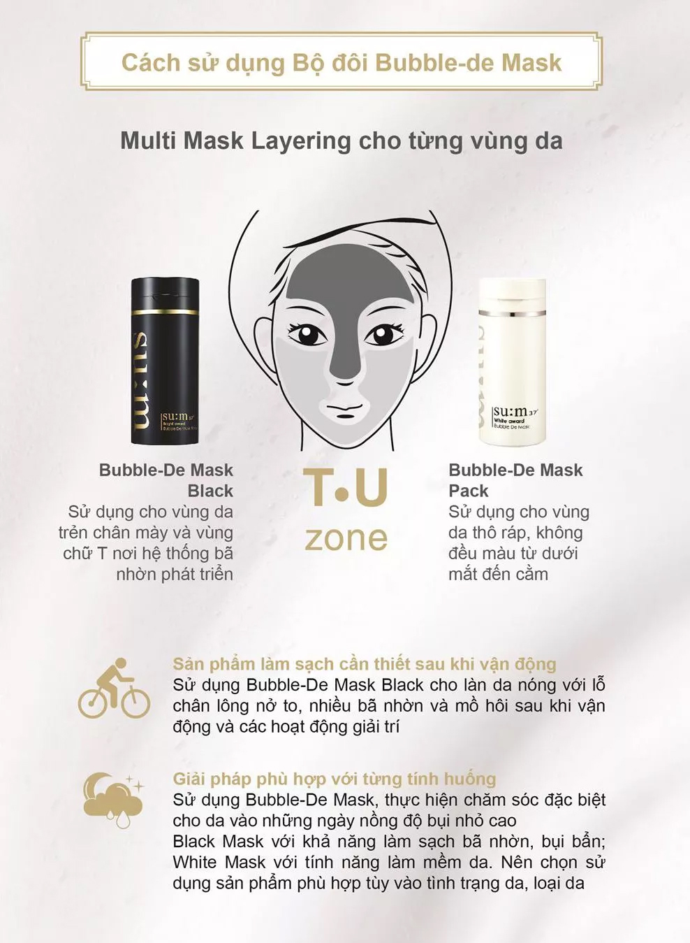 Mặt nạ sủi bọt Sum 4.5ml/gói  - Mặt nạ thải độc Sum 37; Mặt nạ thải độc Su:m37; Mặt nạ sủi bọt trắng đen Sum; Nạ sủi bọt Sum 37