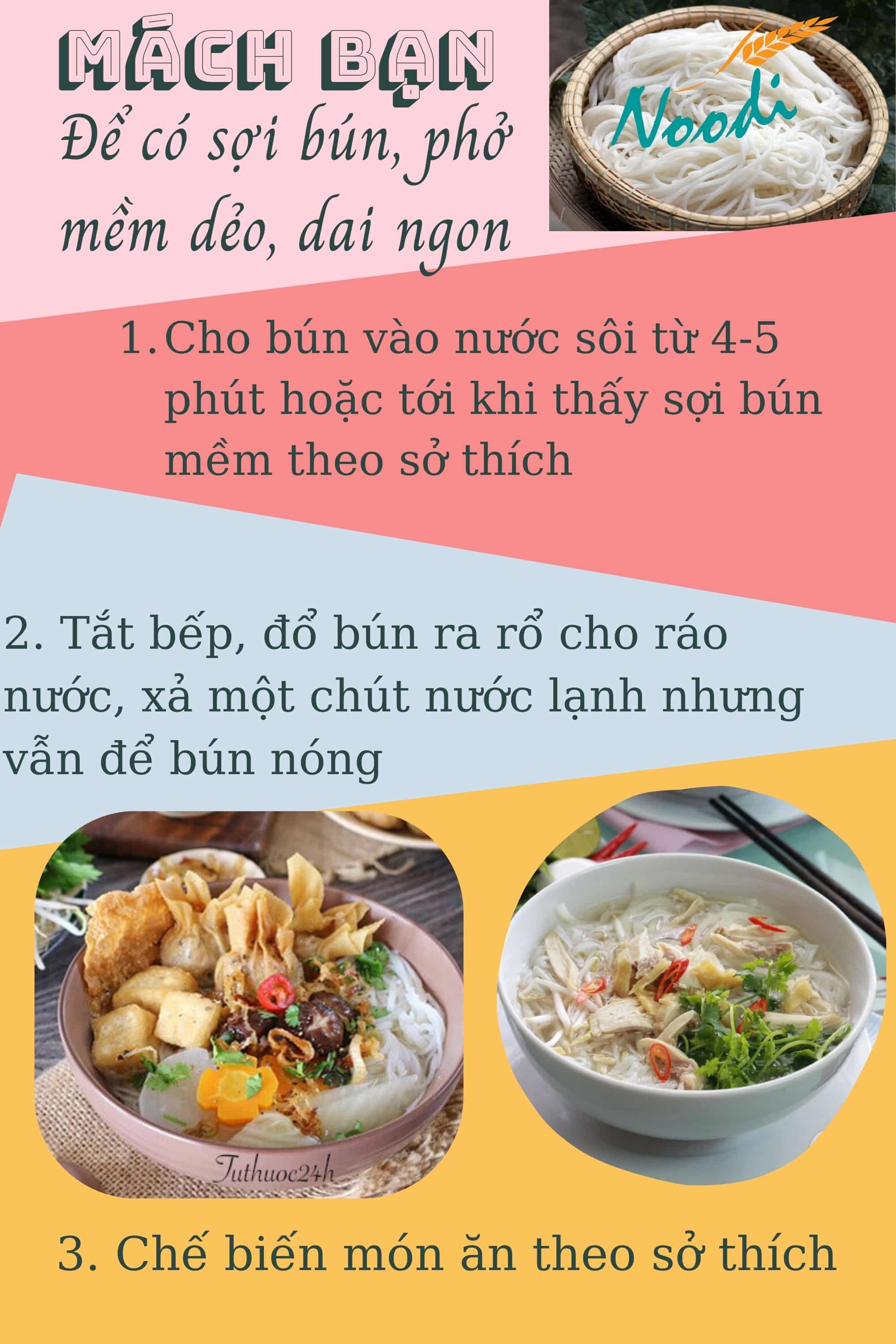 Combo bún phở PPS siêu ngon, siêu tiết kiệm (Bún PPS 500g, Phở PPS 500g, Bún gạo lứt PPS 300g)[Noodi]tiện lợi một click là mua trọn combo bún healthy cho gia đình mình