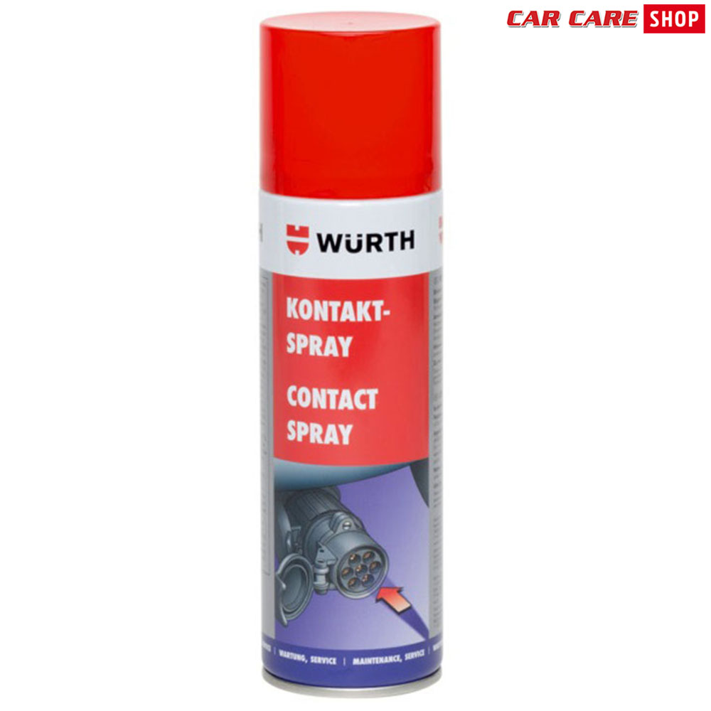 Chai xịt làm sạch khử ẩm đầu nối tiếp điểm điện Wurth Contact spray 300ml