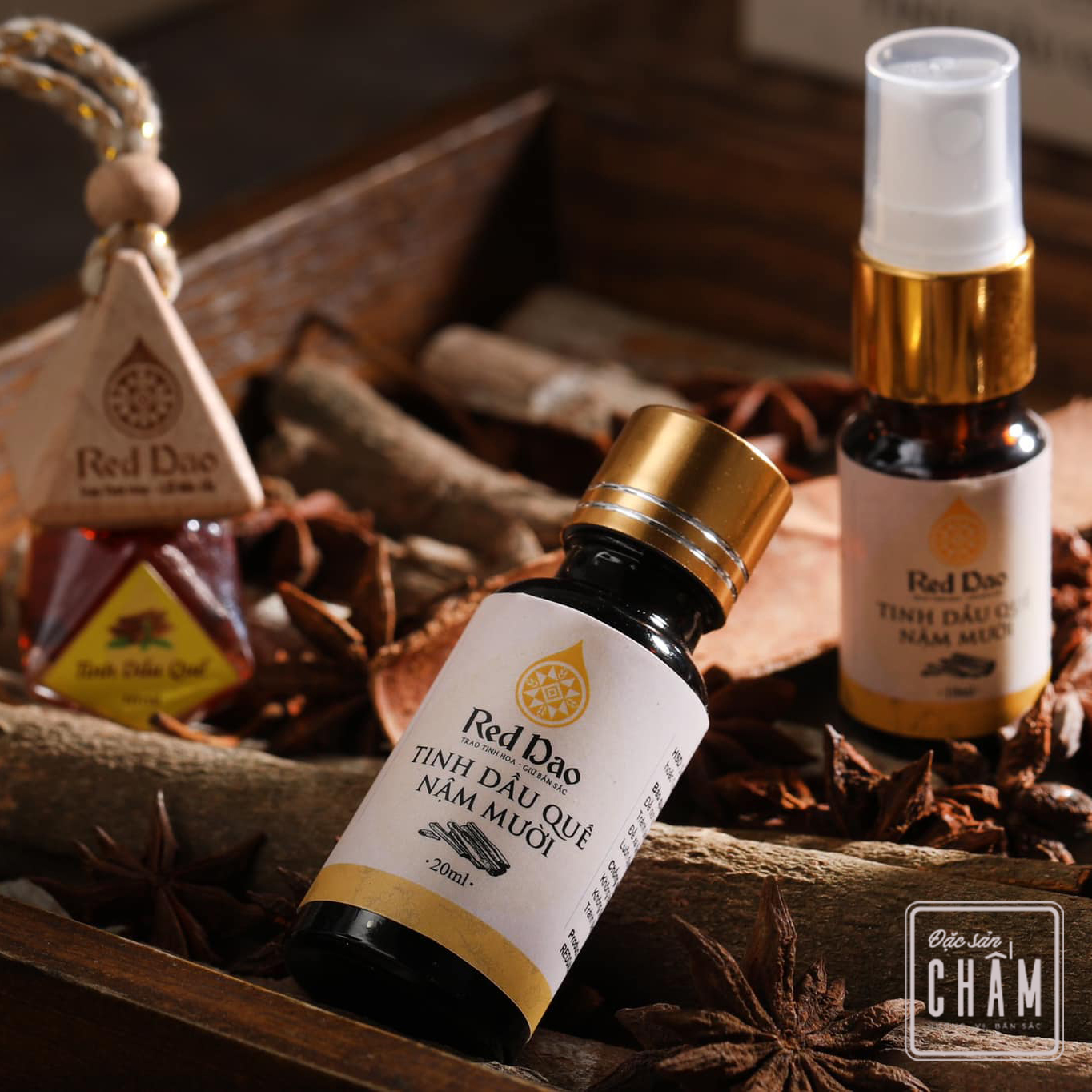 Tinh dầu quế nguyên chất - Cinnamon essential oil. Tinh dầu thiên nhiên cao Red Dao, đặc sản Tây Bắc
